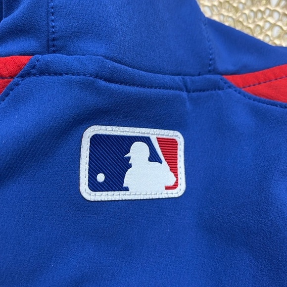 Nike men’s AUTHENTIC Chicago Cubs full zip up hoodie LOGO performance jacket XL - Picture 15 of 16